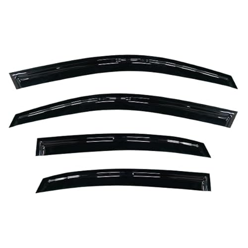YW AUTO Out-Channel Ventvisor/Window Deflectors/Window Visor | Fits 2010-2015 Volkswagen Passat B7, 4 pcs.
