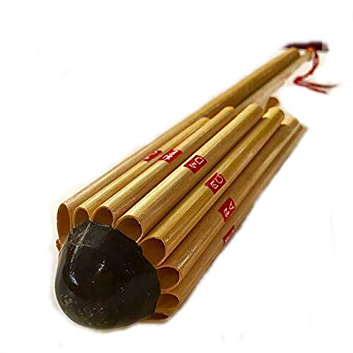 Cozinest Thai Wote Bamboo Instrument Traditional Musical Panpipe Handmade Flute Isan Laos (Pack 1 pc.)