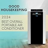 Whynter Portable Air Conditioner 14,000 BTU with Dual Hose Dehumidifier & Cooling Fan for 500 Sq Ft Rooms, Includes AC Unit Window Kit, ARC-14S (9,500 SACC)