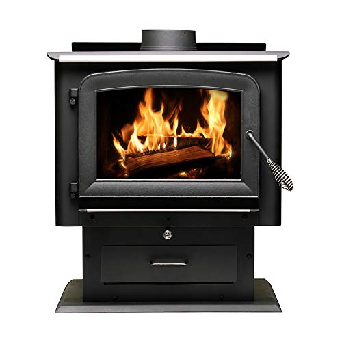 Ashley Hearth AW2520E-P 2,500 Sq. Ft. EPA Certified Pedestal Wood Burning Stove