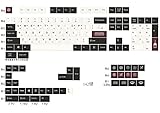 ONECAP 143 Cherry Profiles Keycaps PBT Dye-Sublimated Cherry Profile for Filco/Duck/Ikbc MX Switch Mechanical Keyboard (Korean Version), 138 KEYS