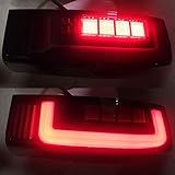 Eaglerich Led Tail Light Rear Lamp Assembly Compatible for Isuzu d-max 2015-2019 Tail Light (White +Yellow +Red)