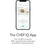 CHEF iQ Smart Pressure Cooker 10 Cooking Functions & 18 Features, Built-in Scale, 1000+ Presets & Times & Temps w/App for 600+ Foolproof Guided Recipes, Rice & Slow Electric MultiCooker, 6 Qt