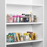 ClearSpace Plastic Pantry Organizers and Storage Bins with Removable Dividers – Perfect Kitchen Organization or Pantry Storage – Refrigerator Organizer Bins, Cabinet Organizers (4 Pack)