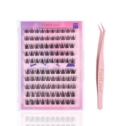 Reusable Adhesive Eyelashes Natural Look Self Adhesive False Eyelashes Lash Clusters No Glue Needed Fake Press on Clusters Eyelash Extension Waterproof Glue-free Realistic Eyelashes Pre Bond Lashes