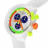 Swatch Casual Watch Transparent Quartz NEON Jelly