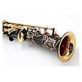 saxophones Professional-grade Straight Black High-pitched Saxophone B Tune Sax Musical Instruments high-pitched