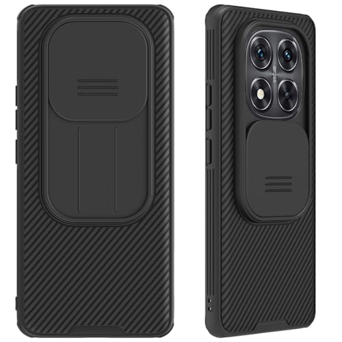 WVOZWWO for Xiaomi redmi Note 14 Pro Plus 5G Case, Slim case Protective Cover with Camera Protector Hard PC TPU Thin Anti-Scratch Phone Case for Redmi Note 14 pro+ Plus (Note14 ProPlus Black)