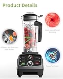 BioloMix Professional Blender,Smoothie Blender,Blender for Kitchen 2200W,68 Oz Capacity,High Speed Blender for Shakes, Smoothies, Ice Crushing, Frozen Fruits (with Extra Parts+600ML Grinding Cups)