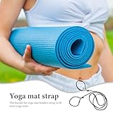 EXCEART 10Pcs Yoga Mat Carrier Strap Polyester Cotton Stretching Bands for Yoga, Pilates, Fitness