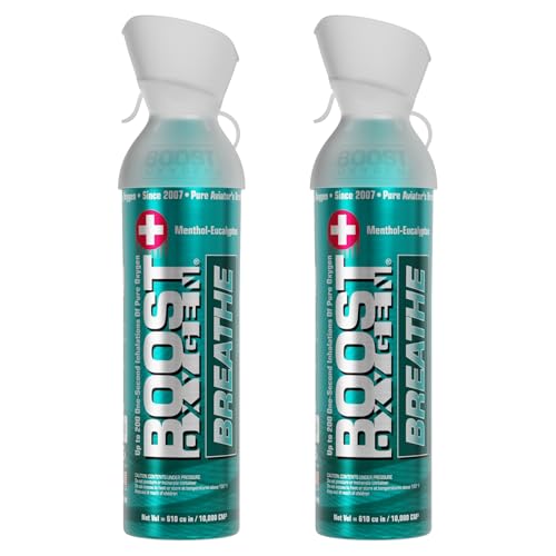 Boost Oxygen Large 10 Liter Canister | Respiratory Support for Aerobic Recovery, Altitude, Performance and Health