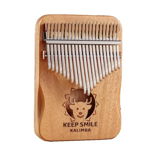 Kalimba For Beginners 17/21 Keys Kalimba Finger Piano Full Veneer Solid Wood Maple Wood Thumb Piano Beginners Instrument(21 keys2)