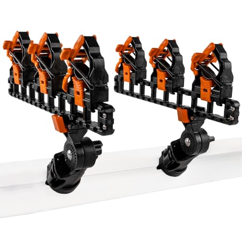 YakAttack SideStage Pro Rod Rack with Turnkey Adapters (RHM-1010) | Kayak Fishing Accessories