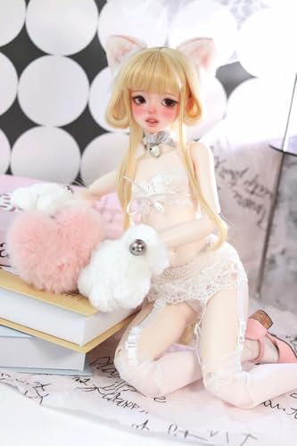 OCcBns BJD Dolls Clothes of 1/3 1/4 Dolls Underwear Underpants Socks Accessories for 60 cm/ 45 cm Dolls Clothing BJD Doll Accessories (Doll Not Included)(White,1/3)