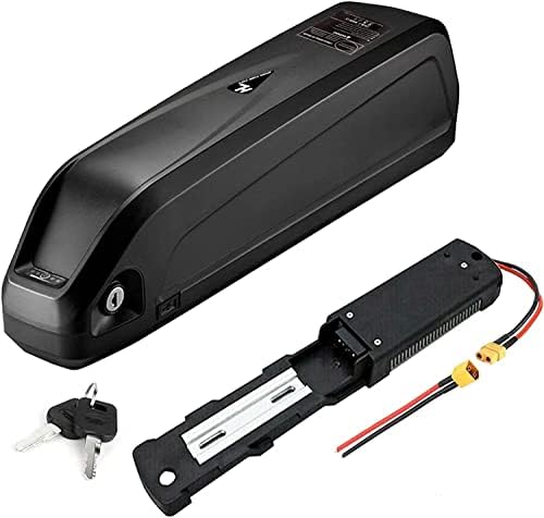 Airuxuan HL 36V 20Ah Electric Bike Battery 36V Lithium-Ion Battery with Charger, Safe Lock, Led Indicator Light, Base for 250-1200W Electric Bicycles Motor