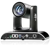 Tenveo AI Auto Tracking NDI PTZ Camera 3G-SDI/HDMI/USB3.0/LAN PoE 30X Optical+8X Digital Zoom IP Live Streaming Camera, FHD 1080P 60FPS for Church Services Worship Large Events Live Broadcast