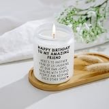 Jonico Happy Birthday Gifts for Women - Funny Best Friend Friendship Gifts for Women Friends, Birthday Gifts for Best Friend Bestie BFF Coworker Classmate Women, Lavender Candle Gifts