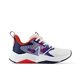 New Balance PKRAVAM2 Running Shoe, Team Royal/White/True Red, 13.5 Wide US Unisex Little_Kid