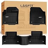 LASFIT Floor Mats Fit for Land Rover Range Rover Evoque 2011-2019, Custom Fit TPE All Weather Waterproof Floor Liners 1st & 2nd Row, Fit 5 Door and Coupe (Not for Convertible), Black, Easy to Clean