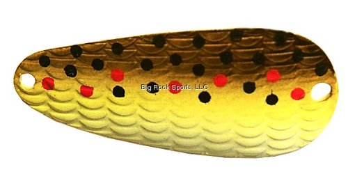 Cyclone Wobbler Casting/Trolling Spoon, 2", 3/8 oz, Brown Trout