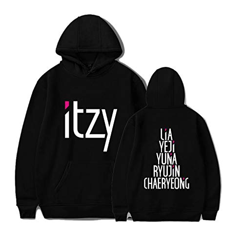 Aopostall ITZY Merchandise,Kpop ITZY New Ablum Hoodie YEJI YUNA CHAERYEOG LIA Unisex Pullover Sweater Women Sweatshirt