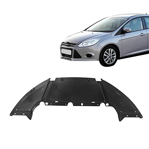 JustDrivably Replacement Parts Front Engine Splash Shield Lower Under Cover Guard Compatible with Ford Focus 2012 2013 2014 2015 2016 2017 2018