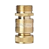 GORILLA EASY CONNECT Garden Hose Quick Connect Fittings. ¾ Inch GHT Solid Brass Leak Proof to 200 PSI Heavy Duty