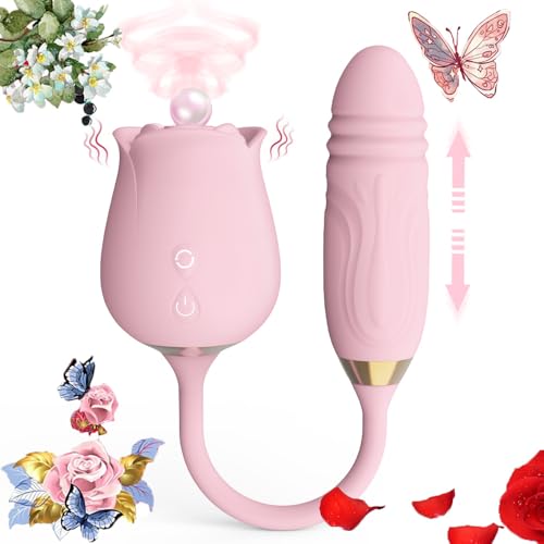 2025 New Roses Shape Sucker for Women Toy Quiet 10 Speed Adult Toys Waterproof Automatic Electric Adult Toys Machine Pleasure Gift-Ki39
