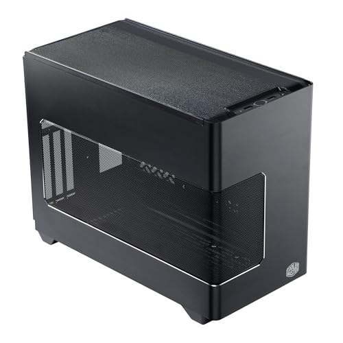 Cooler Master NR200P V3 Mini-ITX PC Case, Top-Mount 240mm|280mm AIO, PCIe 5.0 Riser, 361.5mm Vertical GPU Mount, SFX PSU 130mm, Compatible RTX 5090|RX 7090 XT, Aluminum Panels, USB Type-C, DIY