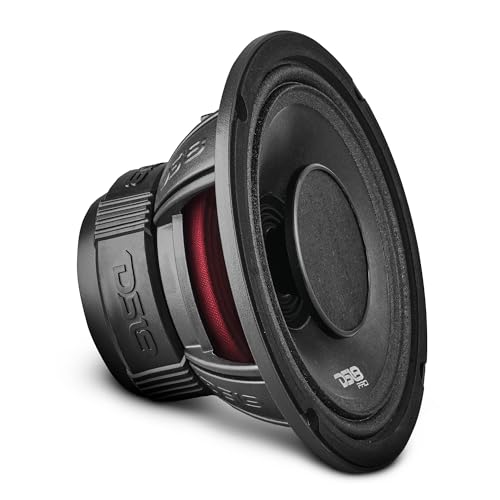 DS18 PRO-HY8.4B 8" Hybrid Mid-Range Car Audio Loudspeaker with 1" VC Built-in Compression Driver Horn, 500W Max 250W RMS 4 Ohms (1 Speaker)