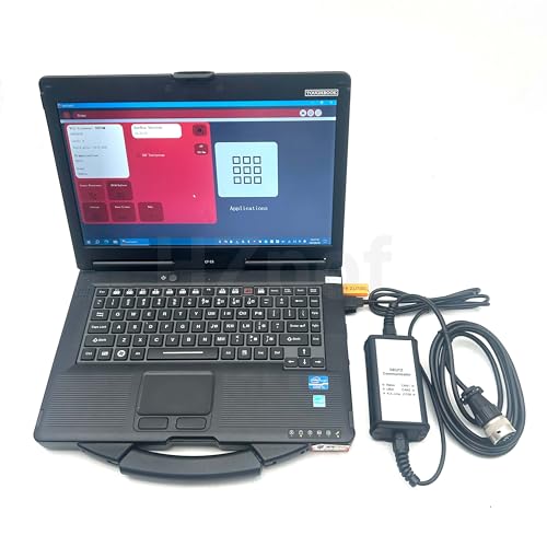 Diagnostic Scanner Tool for Deutz DeCOM SerDia Software Support CAN K/L-Line for Deutz DECOM Controllers Diagnosis kit with Software (Adapter with 4.0 Dongle Laptop)