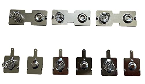 Plantmate D Cell Battery IEC R20 Leaf Spring Contact Metal Plate 3-Set Pack