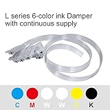 Ink Damper for DTF Printer Epson L1800, L805, L805, R1390(6 x Ink Damper with Hose