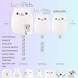 Lumipets, Night Light Kids, Kids Lamp, Kids Night Light, Baby Night Light, Toddler Night Light, Cute Night Light, Cat Night Light for Girls, Nightlight for Kids Room, Rechargeable Battery