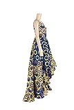 iooiooi African Dresses for Women Party Robe Plus Size Print Dashiki Dinner Dress