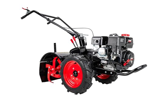 Pulsar 20-Inch Gasoline Powered Rear Tine Tiller with Variable Speed and Rotating Handle