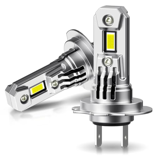 AUXITO H7 LED Fog Light Bulbs, H7LL LED Bulbs, 30000LM Ultra Brightness, 1:1 Halogen Size, Canbus Ready, Plug and Play Fog Light Bulbs for ATVS, Pack of 2
