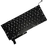 SUNMALL Keyboard Replacement with Backlight Compatible with 15.4" MacBook Pro A1286 MC118LL/A MB985LL/A MB986LL/A MC371LL/A MC372LL/A MC373LL/A MC721LL/A Series 2009 2010 2011 2012