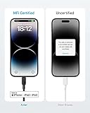 Anker 310 USB C to Lightning Cable(6FT,2Pack, Black), MFi Certified for iPhone 14 Series, and More(Charger Not Included)