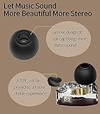 Headphones in Ear Monitor Wired Earbud,1DD HiFi Bass Immersive Sound Earphones, for Drummer Musicians Singer Stage Earbuds Gym Workout Running Patented Eartips Headset, CCZ Coffee Bean (Black Mic)