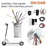 Ovfioaji Scooter Controller Kit for Xiaomi M365 Scooter Parts 350W 36V Control Brakes Electric Scooter Controller Board Kit(Black)