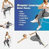 ProStretch Z, Innovative Stretching and Alignment Device to Enhance Flexibility and Range of Motion in Hip Flexors, Piriformis, Glutes, Lower Back, and Sciatic Nerve for Pain Relief