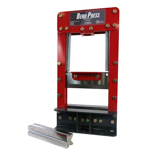 Bend Press Benchtop Press Brake Deluxe Kit, 20 ton - includes 4 Way V-Die, Made in USA