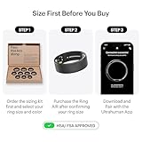 ULTRAHUMAN Ring AIR - Sleep & Fitness Tracker, FSA-Approved Wearable, Smart Ring for Women & Men, No App Fee for Standard Features (Size 8)