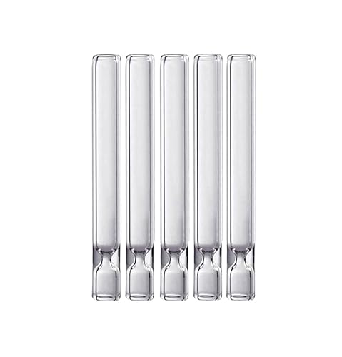 5 Pieces Borosilicate Blowing Tubes 3in Long