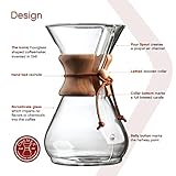 Chemex Pour-Over Glass Coffeemaker - Classic Series - 8-Cup - Exclusive Packaging