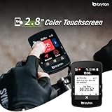 Bryton Rider S510 2.8 Inch Color LCD Touchscreen GPS Bike/Cycling Computer, Offline USA Map, Compatible with Bike Radar, 30hrs Long Battery Life, Navigation with Turn-by Turn Follow Track Waterproof