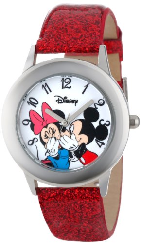 Disney Mickey Mouse Kids' Stainless Steel Time Teacher Analog Quartz Watch