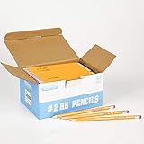 Rarlan Wood-Cased #2 HB Pencils, Pre-sharpened, 200 Count Bulk Pack