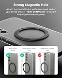 iOttie Universal MagSafe Ring Adapter for Android (2 Pack). Magnetic Adapter Ring Compatible with MagSafe Accessories & Wireless Chargers, Adhesive Magnetic Conversion Kit for Android & Apple